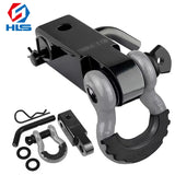3/4 Carbon Steel Trailer Arm Broken 20.5T Solid Square Mouth Trailer Hook Buckle 4.75T Off-road Trailer Modification Part