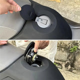 Rubber Fuel Tank Cap Protection Protector Pad Decoration Cover Oil Gas For T-MAX 560 TMAX560 TMAX 560 22-25