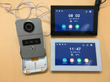 7 Inch Tuya Smart Wifi Video Entry Phone Intercom System 1080P 2 Wire Home Video Doorphone Doorbell RFID Card Unlock Apartment