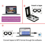 Cassette Player Walkman Cassette Player Portable Speaker Multiple Power Supply Methods Digitizes Cassette Music to MP3 Function