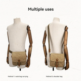 Canvas SLR Camera Bag Micro Single Messenger Bags Waterproof Wear-Resistant Shoulder Photography Backpacks A