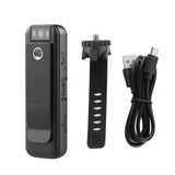 Mini Camera 1080P Portable Video Recorder Worn Police Small Body Cam DVR Night Vision Miniature Camcorder 180° Rotatable Cameras