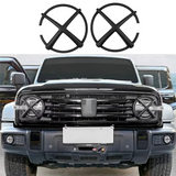 Car Front Accessories For GWM Tank 300 2021-2024 Headlight Cover Trim Decorative Frame