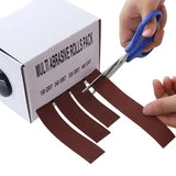 Sandpaper Rolls 4/5 Grits Emery Cloth Roll with Dispenser 6 Meters Sanding Blet for Automotive Wood Metal Polishing Abrasive