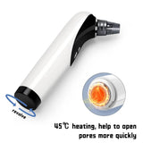 Mini Pore Cleaning Blackhead Remover Tool Fashion Design Rechargeable Vacuum Blackhead Remover with Hot Compression