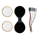 E-Easy To Use-0.71 Inch Electronic EYE Round Double LCD Display Dual Screen For Arduino Raspberry Pi ESP32 Pico STM32