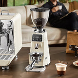 Electric Coffee Bean Grinder Timing Grinding Machine Home Commercial Espresso Grinder 100 Gear Adjustment Anti Static Design CNC