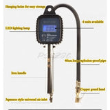 Tire Pressure Gauge Tire Inflation Gauge High-precision Electronic Digital Display Tire Pressure Gun Inflation Gauge
