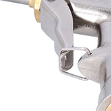 High Pressure Washer Gun Zinc Alloy Brass Silver Yellow 360 Degree Rotation Adjustable Sprayer Long Nozzle 1.91cm 0.8in Garden