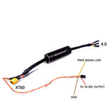 APISQUEEN 2-6S 100A ESC Waterproof Electric Speed Controller Bi-Directional Control with 5V 3A BEC for Underwater Thruster Motor