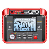 MH13 Megohm Meter Tool Ohm Tester Digital Multimeter Insulated Ground High Voltage 2000 Count Resistance Tester