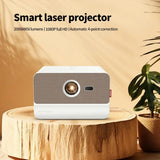 YDH-Q3H Plus 4K Projector 1080P 2000 Lumens Keystone Correction AI Smart Voice Remote Control BT5.0 Indoor Portable Projector 4K