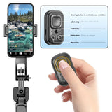 AI Face Tracking Selfie Stick Tripod 360° Rotation With Fill Light Gimbal Stabilizer Universal Remote Phone Selfie Stick