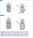 GR400-15 Low Pressure Air Pressure Regulator Air Pressure Regulator for Compressor