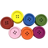 500pcs Colorful Wooden Buttons for Sewing Scrapbooking Craft