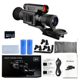 DS-X7 4K UHD Professional Infrared Night Vision Scope Sight Waterproof Digital Monocular Tactical Telescope Camera for Hunting