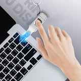 Fingerprint Flash Drive Password Verification Metal OTG Pendrive USB3.0 Type C for PC Phone Lock Thumbdrive Jump USB Disk 64GB