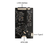 8.8inch 1920X480 600 nits IPS Strip Bar LCD Display HSD088IPW1 and USB Type C Board