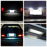 White LED Number License Plate Light(2Pcs) For Honda Civic EJ EG EK CR-X Del Sol Integra SJ EK3