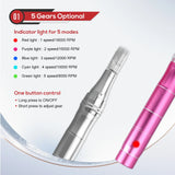 Professional Dermapen Derma Pen Electric Wireless Derma Pen With Screw Cartridges MTS Microneedling Needles Mesotherapy Beauty