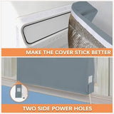2025 New Air Conditioner Cover Water Resistant Oxford Fabric for Inside Dust Cover