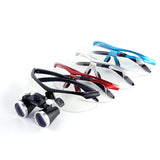 Professional Lab Magnifier Binocular Loupes Medical 2.5X 3.5X LED Head Light Lamp