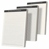 4Pcs A5 Notebook 70 Sheet Plastic Transparent Cover Diary Book Thicken Grid/Lined/Blank Planner Notebook School/Office