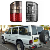 Exclusive 1Pair LED Bulb Tail Light Assembly For Nissan Patrol GQ 1988-1997 26555-05J00 Rear Bumper Turn Signal Lamp