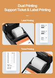 V2S Pos Machine Android 12 Pos Software E-boleta Square Terminal Smart Restaurant Handheld Mobile Pos With 58mm Printer