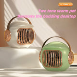 Portable Small Space 500W Heater Fast Heating Lightweight Desktop Warm Air Heater Indoor Office Household Warmer Fan