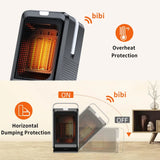 1000W Electric Heater Portable Desktop heater small household Heater cooling and heating PTC quick heating With Remote Control