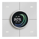 Tuya Zigbee Knob Smart Dimming Switch Panel App Control Voice Control Linkage 4 Gang Relay Smart Home Light Switch