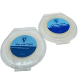 1 Roll 36 Yards x 1cm Transparent Double-Sided Adhesive Hair Extensions Tape - Viscose Tape for Tape-In Hair Extensions