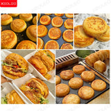 XEOLEO Electric Egg Burger Machine 2500W +2500W Pancake Maker Machine Poffertjes Machine Tartlet Waffle Machine