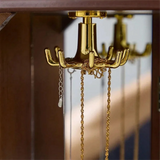 NEW ARRIVAL Retro Wooden Storage Box Jewelry Box 5-Layer Chinese Necklace Bracelet Ring Solid Wood Jewelry Box Retro Color (Ligh
