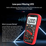 UNI-T True RMS Digital Multimeter UT15B MAX UT17B MAX AC DC Voltage Meter Capacitor Tester True RMS Electric Multi Meter