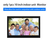 2/3/4 Multifamily 1080P TUYA WiFi Video Doorphone Building 7/10 Inch Monitor Family Apartment doorbell System Multi option DIY