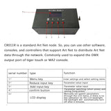 1-Way Analog Lighting Software Converter Artnet To DMX512 expander MA2 Lighting Console Network Decoder
