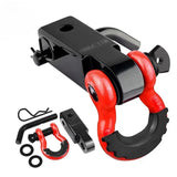 3/4 Carbon Steel Trailer Arm Broken 20.5T Solid Square Mouth Trailer Hook Buckle 4.75T Off-road Trailer Modification Part