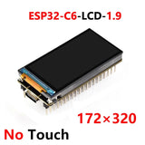 Waveshare ESP32-C6 1.9inch LCD Screen ESP32-S3 Development board 1.9 inch Touch Option Supports WiFi 6 & Bluetooth ESP32 Type-C