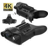 NVGO8 4K UHD WIFI Tactical Binocular Telescope Camera Infrared Night Vision Head-mounted Binoculars for Hunting Camping