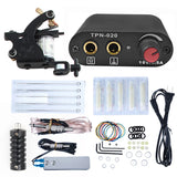Professional Tattoo Machine Full Kit Long Lasting Tattoos Kits Permanent Makeup Machines Full Set Battery Tattoos Material