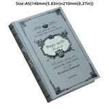Retro A5 Magic Book Notebook Smooth Writing Paper Magic Diary Book Paper Thickening Record Book School
