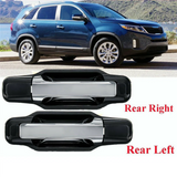 Exclusive 4Pcs Exterior Door Handle For Kia Sorento 03-09 82650-3E021 82660-3E021 836503E021 836603E021 Front Rear Left/Right-A