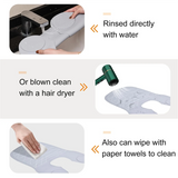 {1PC Silicone Hair Cutting Collar Waterproof Cutting Cape with Stripe Salon Hairdressing Hair Cutting Pad