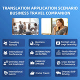 142 Languages AI Offline Translation Machine Takes Photos Translates Simultaneous Interpretation Meeting Recording