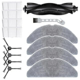 Replacement Main Brush, Side Brush, Filter And Mop Cloth Kit For Lubluelu B40 And B40 Plus Robot Vacuum Cleaner