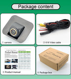 Golden-FishEye CVBS Rear View Camera For Geely Atlas 2017~2020/Emgrand X7 Sport 2016~2022 Original Reserved Hole HD NIght Vision