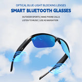 Fashion 5.4 Smart Bluetooth Glasses with Call/Music Function  Long-Endurance Sports Earphones Type-C Fast Charging