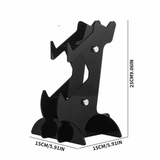 Gaming Setup Double-layer Gaming Controller Stand Acrylic Sturdy Desktop Organizer Headphone Stand for PS5/PS4/Xbox/Switch
